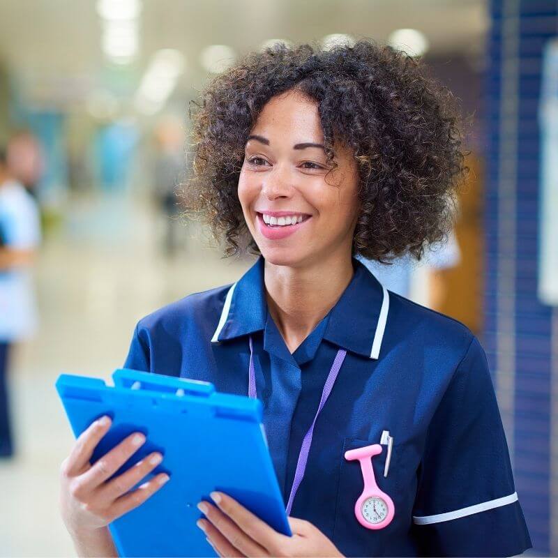Nursing staff talking