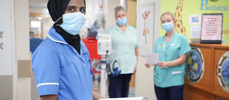 Nurses in a hospital